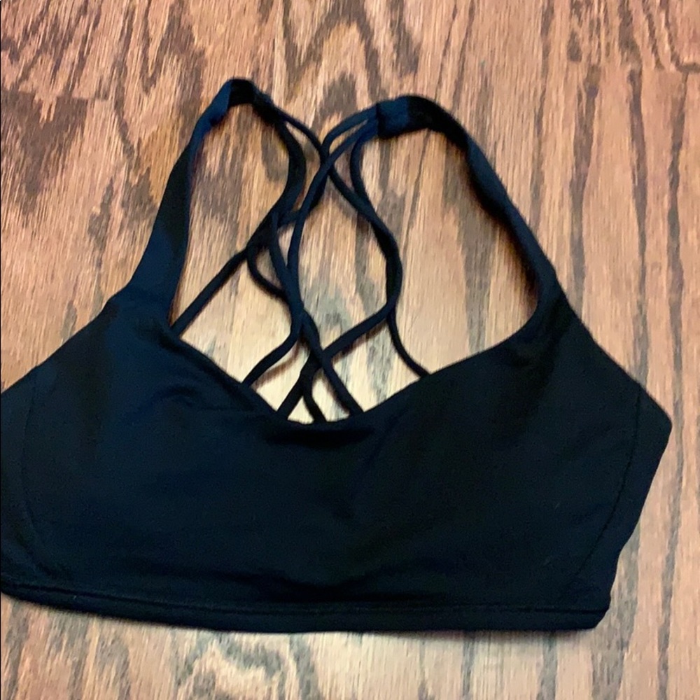 Lululemon Black Sport Bra size 4